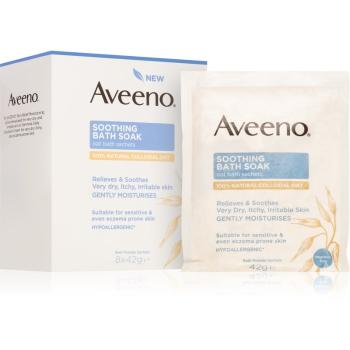 Aveeno Soothing Bath Soak zklidňující ovesná koupel 8x42 g