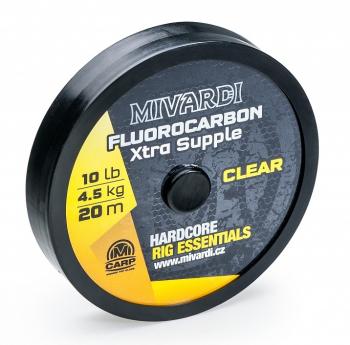 Mivardi fluorocarbon xtra supple čirý 20 m-nosnost 10 lb