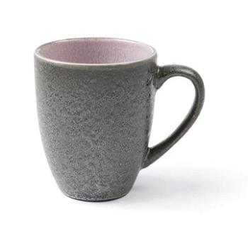 Bitz Kameninový hrnek s ouškem 30cl Grey/Rose (821392)