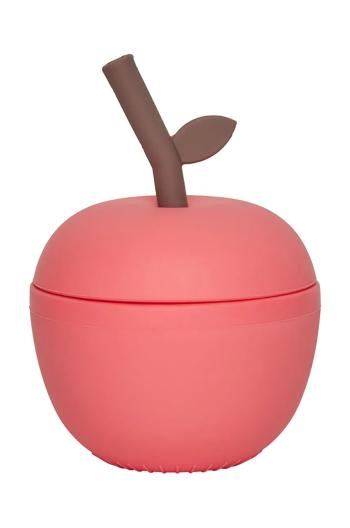 Šálek s víčkem OYOY Apple Cup 120 ml