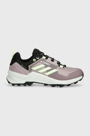 Boty adidas TERREX Swift R3 GTX dámské, fialová barva, IE5071