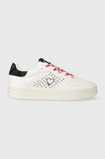 Sneakers boty Desigual bílá barva, 23WSKP08.1000