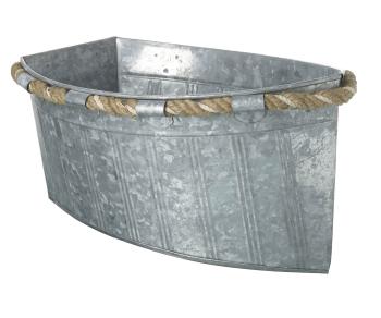 Plechový obal na květináč ve tvaru lodi Boat Planter - 23*30*44cm P821034