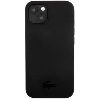 Lacoste Liquid Silicone Glossy Printing Logo Kryt pro Apple iPhone 13 Black (LCHCP13MSK)