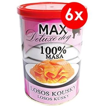 MAX deluxe losos kousky 400 g, 6 ks (8594025082827)