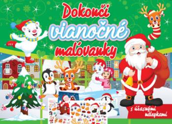 Dokonči vianočné maľovanky