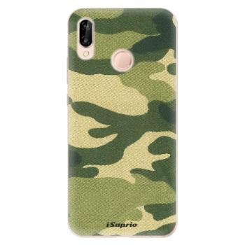 Odolné silikonové pouzdro iSaprio - Green Camuflage 01 - Huawei P20 Lite