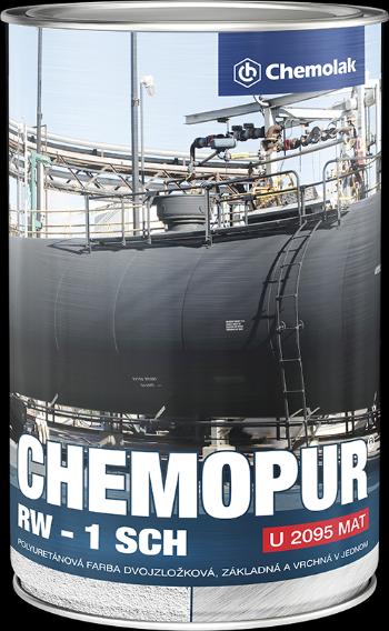 CHEMOPUR RW U 2095 - Matná dvojzložková polyuretánová farba (zákazkové miešanie) RAL 3017 - ružová 8 L