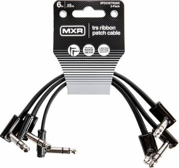 Dunlop MXR DCISTR06R Ribbon TRS Cable 3 Pack 15 cm Lomený - Lomený Patch kabel