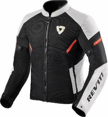 Rev'it! Jacket GT-R Air 3 White/Neon Red S Textilní bunda