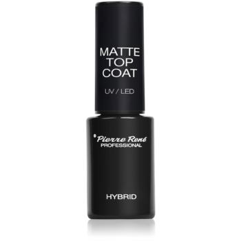 Pierre René Nails Hybrid vrchní gelový lak pro matný vzhled 6 ml