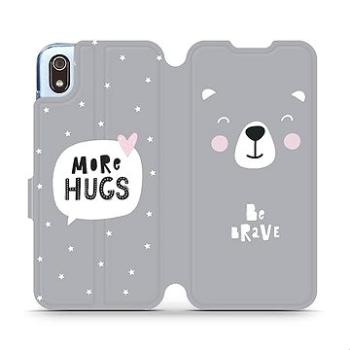 Flipové pouzdro na mobil Xiaomi Redmi 7A - MH06P Be brave - more hugs (5903226939459)