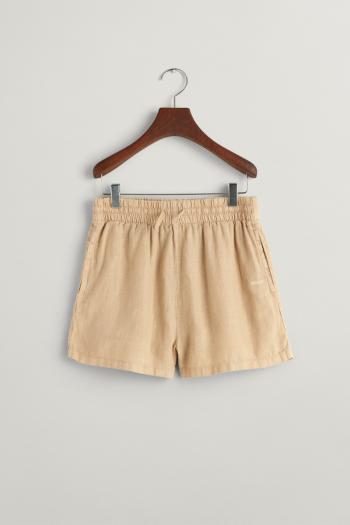ŠORTKY GANT RELAXED LINEN SHORTS DRY SAND