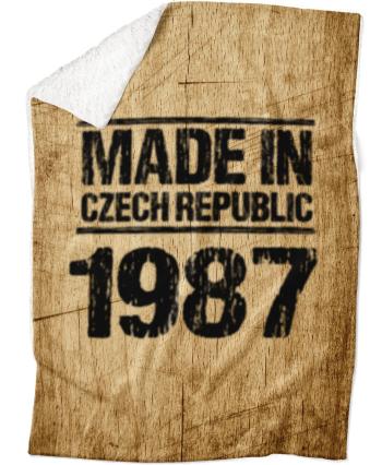 Deka Made In (rok: 1987, Podšití beránkem: ANO)