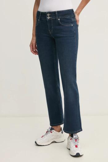 Rifle Pepe Jeans STRAIGHT JEANS LW VENUS dámske, vysoký pás, PL204848ED7