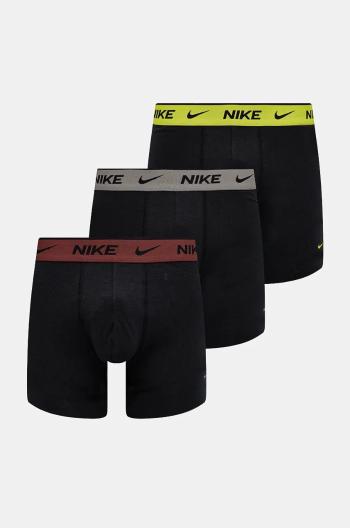 Boxerky Nike 3-pack pánské, černá barva, 0000KE1007