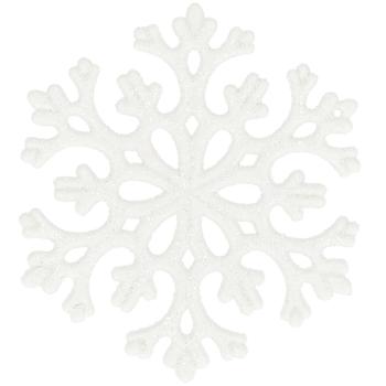 Springos Karácsonyi dekoráció &quot;Hópihe&quot; 6 cm 8 db.