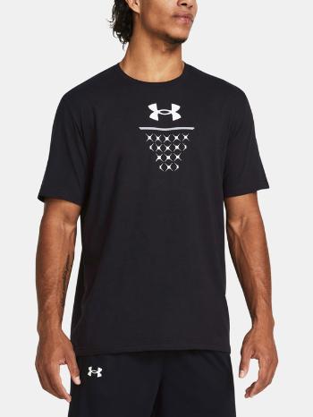 Under Armour UA Bball Net Icon SS Triko Černá