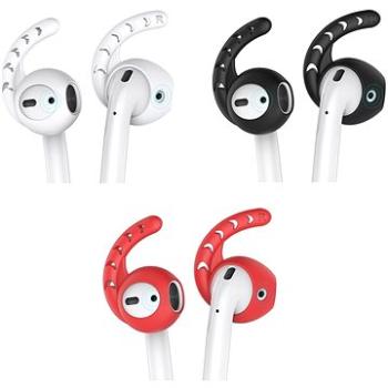 AhaStyle silikonové Earhooks pro AirPods 1&2 3ks (PT14-1bk-1wh-1re)