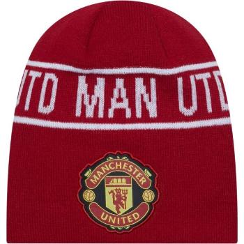 New Era WRDMRK SKULL BEANIE MANCHESTER UNITED Pánský kulich, červená, velikost