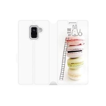 Flipové pouzdro na mobil Samsung Galaxy A8 2018 - M090P Makronky - have a nice day (5903226060559)