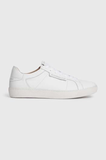 Kožené sneakers boty AllSaints SHEER bílá barva, MZ039Z