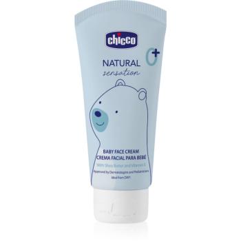 Chicco Natural Sensation Baby pleťový krém pro děti od narození 0+ 50 ml