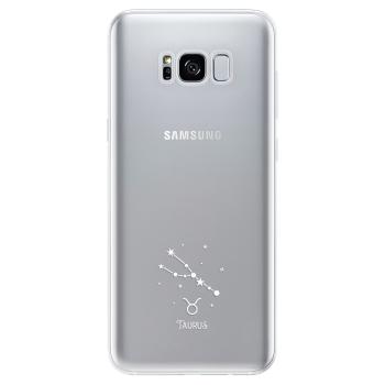 Odolné silikonové pouzdro iSaprio - čiré - Býk - Samsung Galaxy S8