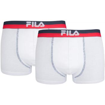 Fila MAN BOXERS 2 PACK Pánské boxerky, bílá, velikost