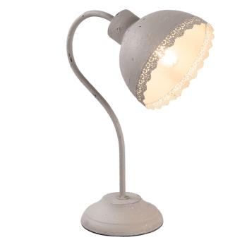 Šedá stolní lampa Ancient - 15*25*35 cm 6LMP553G