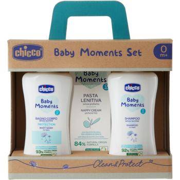 Chicco Baby Moments Clean & Protect dárková sada pro děti od narození