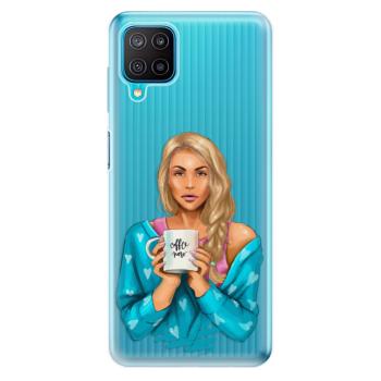 Odolné silikonové pouzdro iSaprio - Coffe Now - Blond - Samsung Galaxy M12