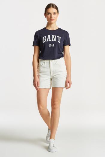 ŠORTKY GANT WHITE DENIM SHORTS EGGSHELL