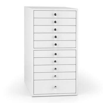 OneConcept Pompadour, casetă de bijuterii, 10 sertare, 40,5 x 21,5 x 29 cm