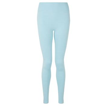 TriDri® Dámské bezešvé legíny 3D Fit - Nebesky modrý melír | XL