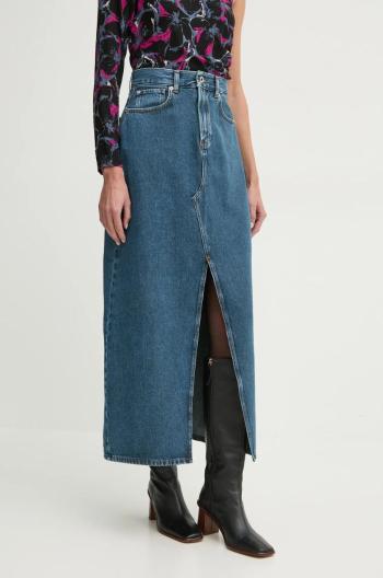 Džínová sukně Pepe Jeans MAXI SKIRT HW modrá barva, maxi, PL901185EF2R