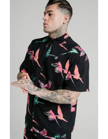 SIKSILK SHIRT RESORT COLLAR HIGH