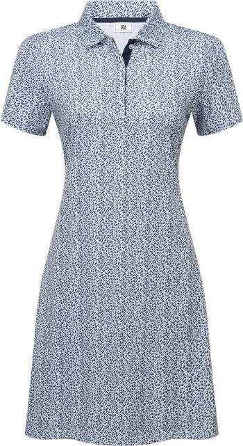 Footjoy Animal Print Womens White/Skyway/Navy XS Šaty