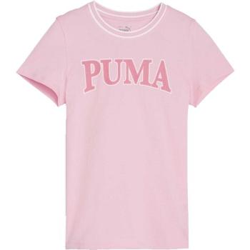 Puma SQUAD TEE G Lány póló, rózsaszín, méret