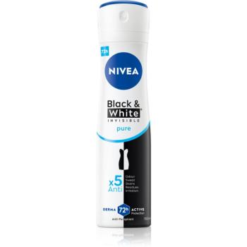 Nivea Invisible Black & White Pure izzadásgátló dezodor a fehér és sárga foltok ellen 150 ml