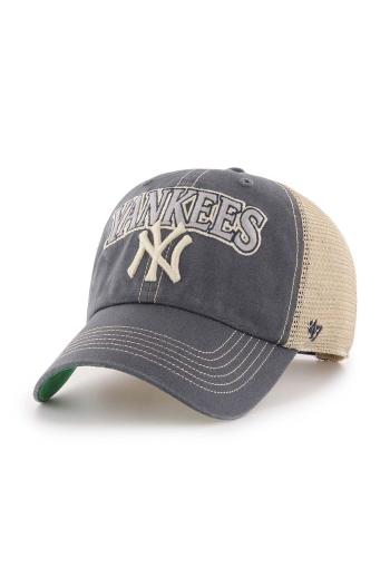 Kšiltovka 47 brand MLB New York Yankees tmavomodrá barva, s aplikací, B-TSCLA17LAP-VN