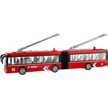 Teddies Trolejbus 45cm na setrvačník (8592190855093)