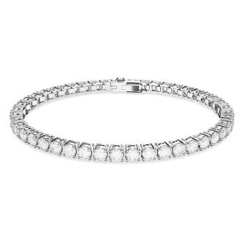 Swarovski Nadčasový náramek s krystaly Matrix Tennis 5648937 19 cm