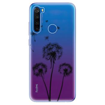 Odolné silikonové pouzdro iSaprio - Three Dandelions - black - Xiaomi Redmi Note 8T