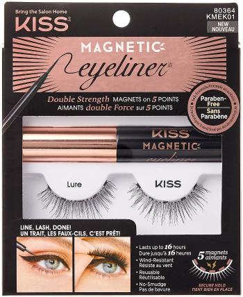 Ragasztható műszempilla KISS Magnetic Eyeliner Kit - 01