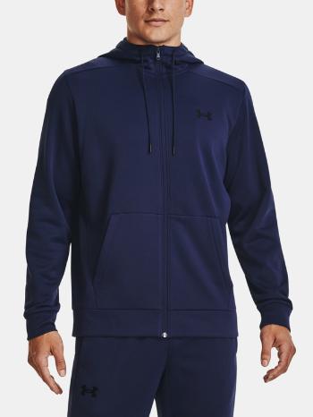 Under Armour UA Armour Fleece FZ Hoodie Mikina Modrá