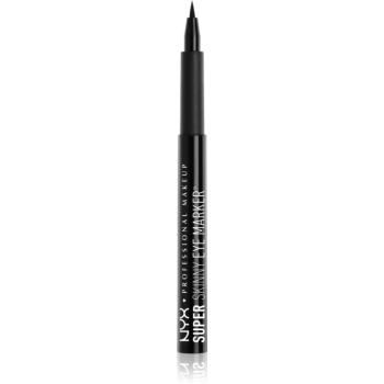 NYX Professional Makeup Super Skinny Eye Marker linka na oči ve fixu odstín Carbon Black 1.1 ml