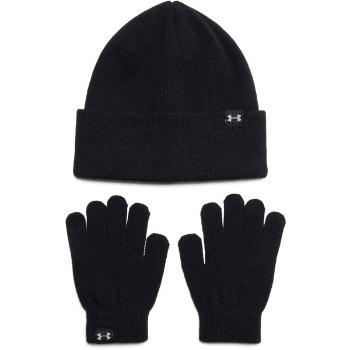 Under Armour BEANIE COMBO Set čepice a rukavice, černá, velikost