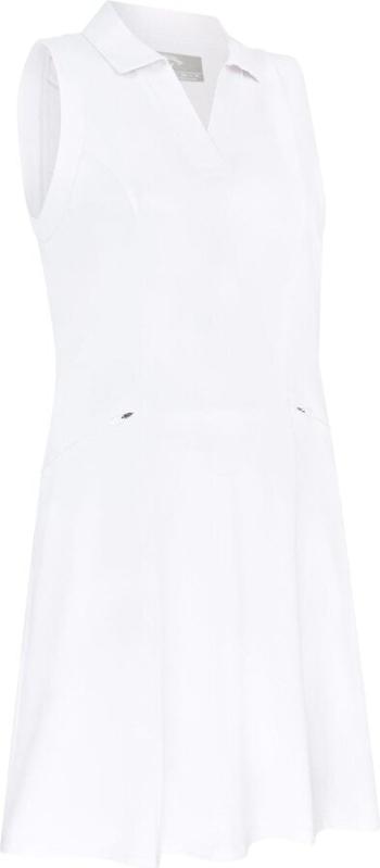 Callaway Flounce With Mesh Brilliant White S Šaty