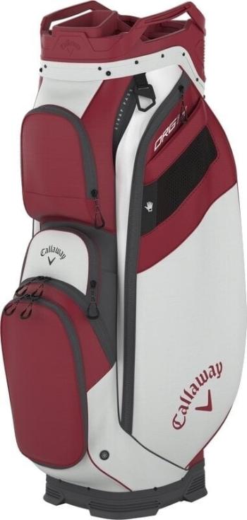 Callaway Org 14 White/Cardinal Cart Bag